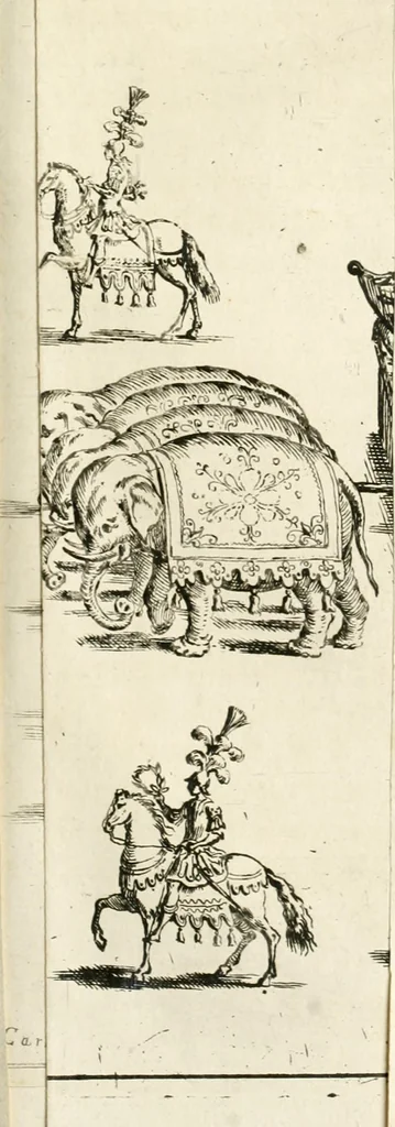 An illustration from Maria Vergine coronata : descrizione, e dichiarazione della diuota solennità fatta in Reggio li 13. maggio 1674, 1675, leaf 156