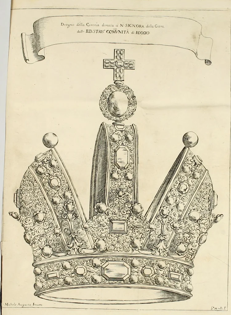 An illustration from Maria Vergine coronata : descrizione, e dichiarazione della diuota solennità fatta in Reggio li 13. maggio 1674, 1675, leaf 177