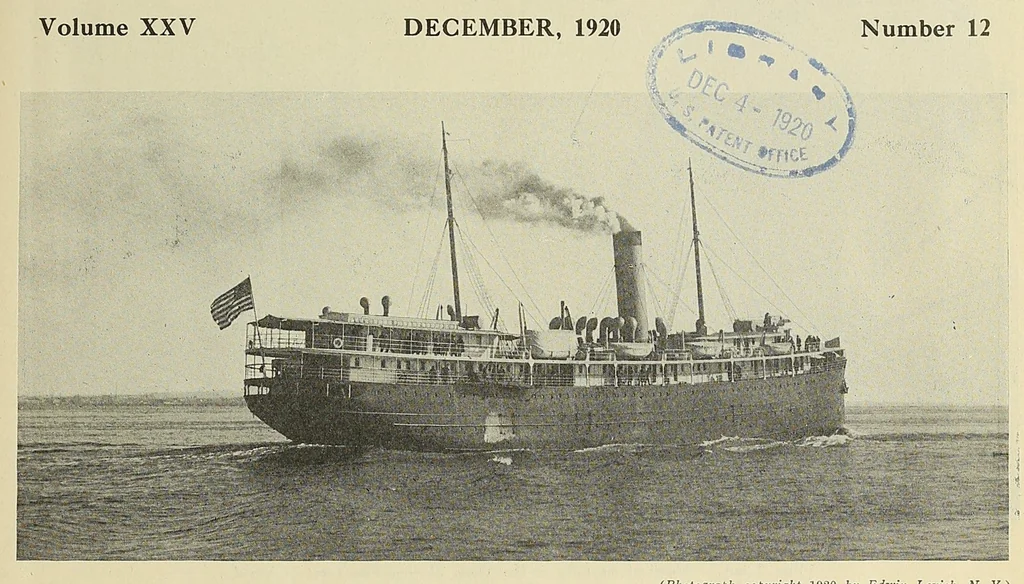 An illustration from Marine engineering, 1920, leaf 285