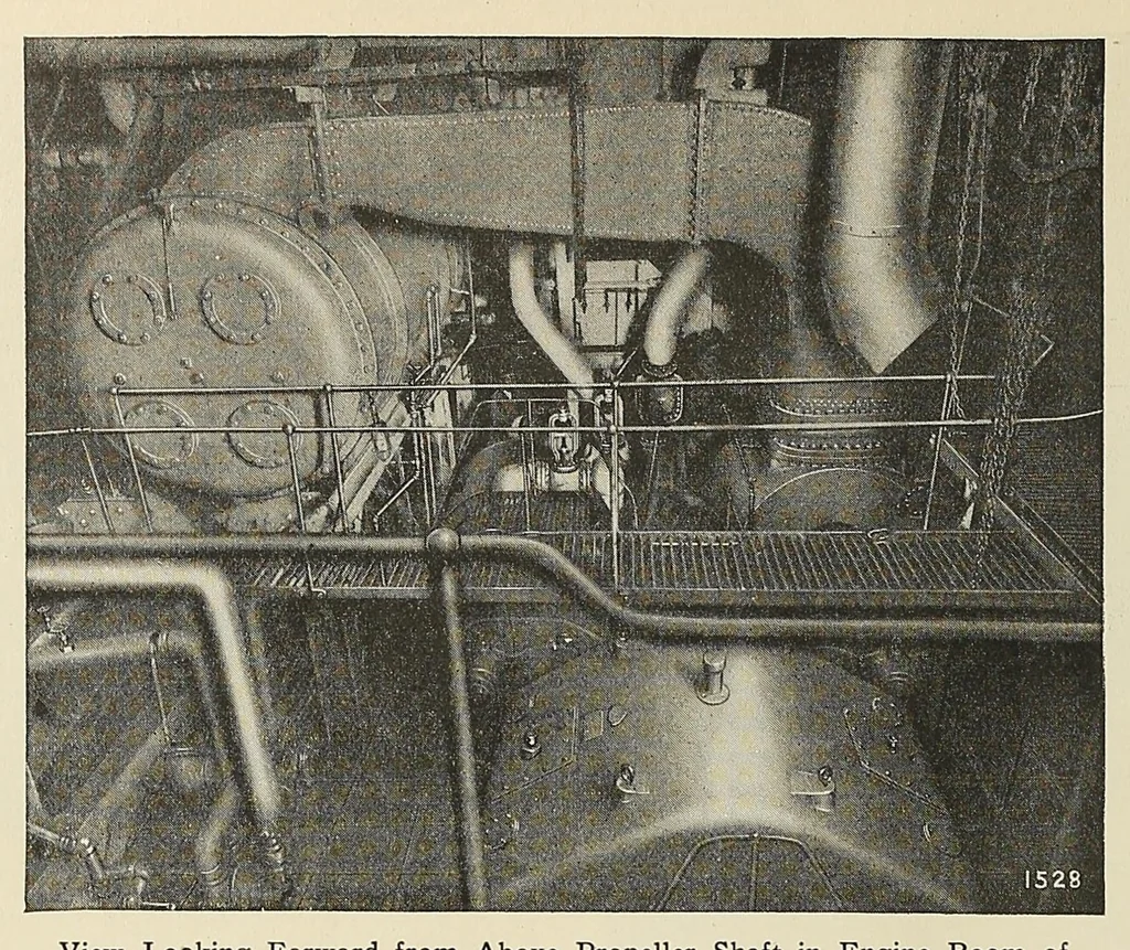 An illustration from Marine engineering, 1920, leaf 128