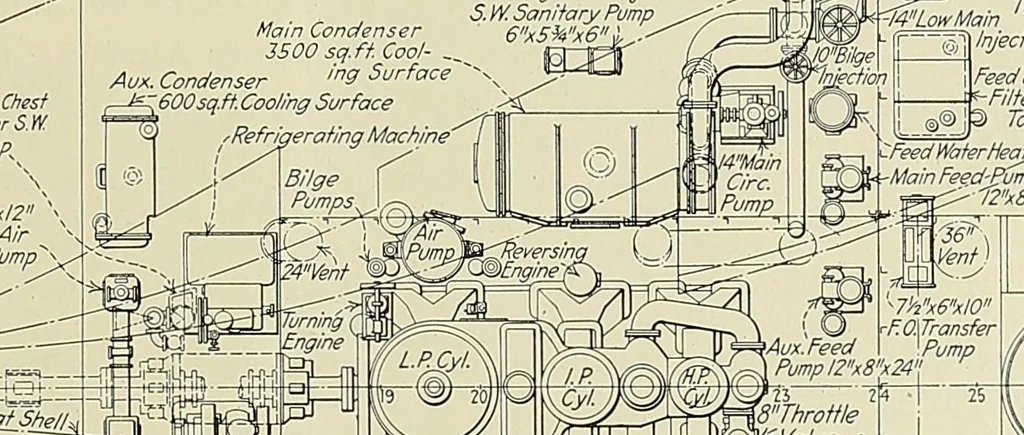 An illustration from Marine engineering, 1920, leaf 37