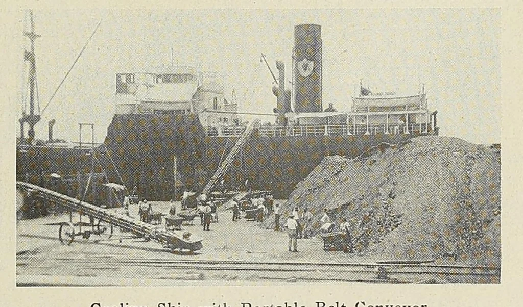 An illustration from Marine engineering, 1920, leaf 389