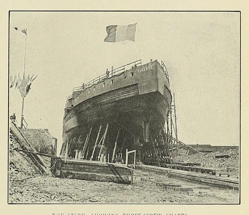 An illustration from Marine engineering, 1897, leaf 265