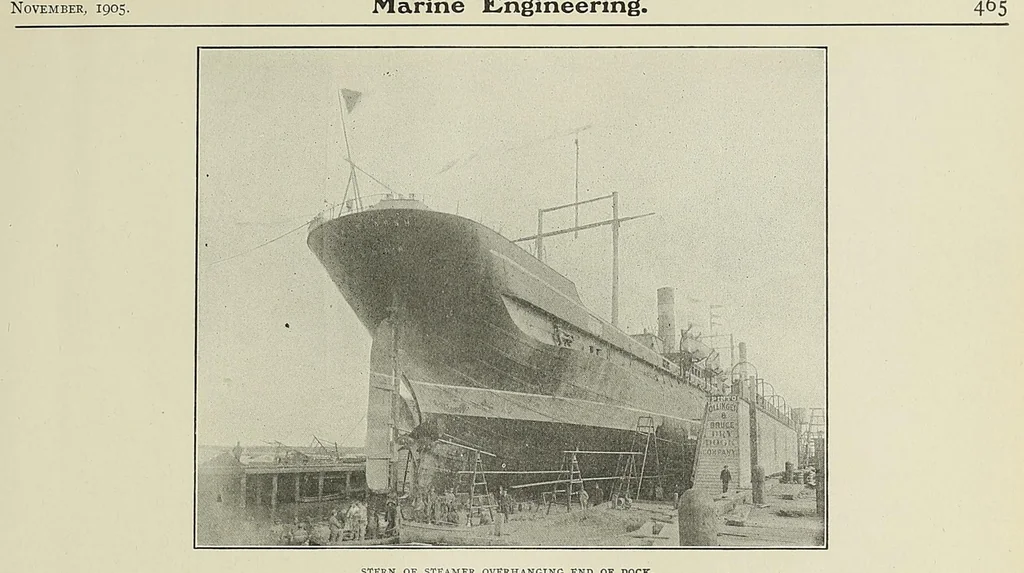 An illustration from Marine engineering, 1897, leaf 477
