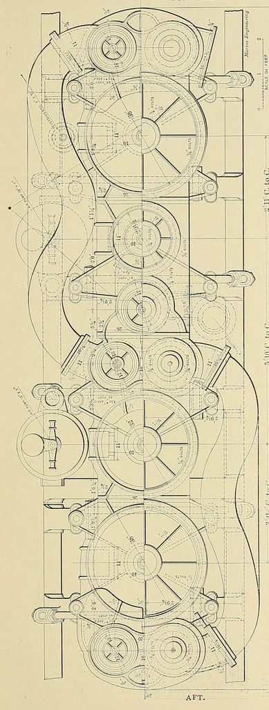 An illustration from Marine engineering, 1897, leaf 565