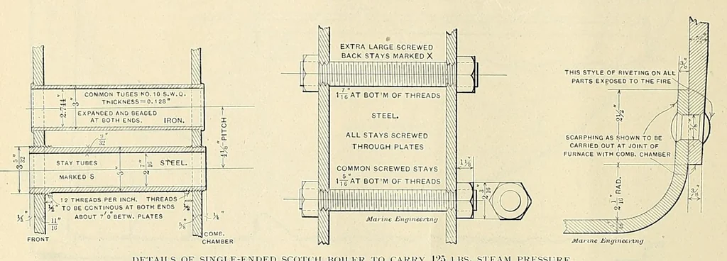 An illustration from Marine engineering, 1897, leaf 158