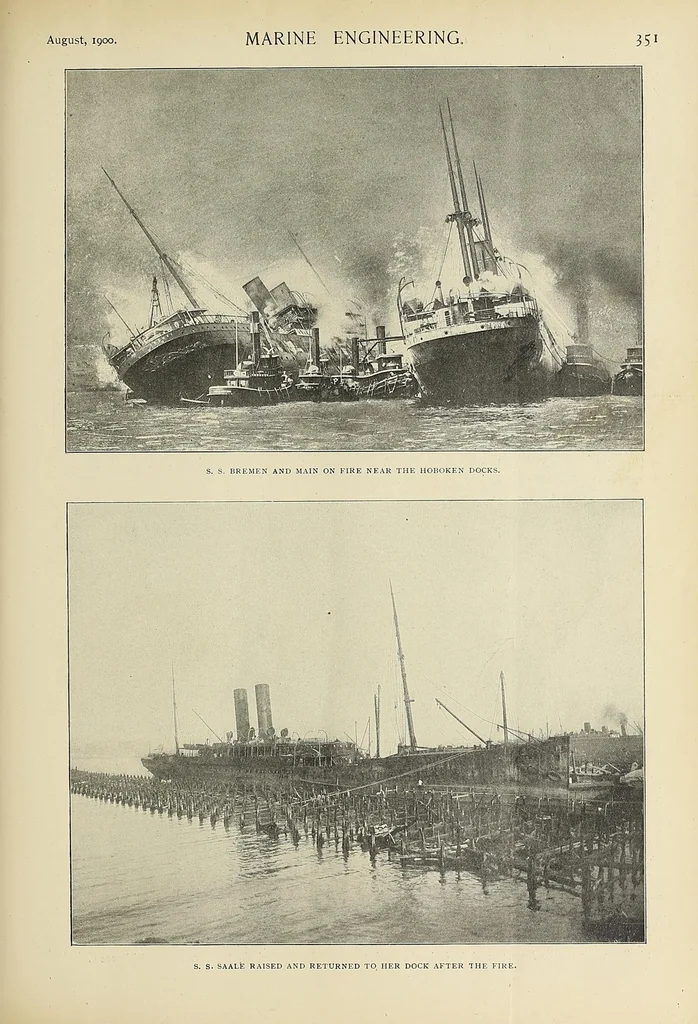 An illustration from Marine engineering, 1897, leaf 361