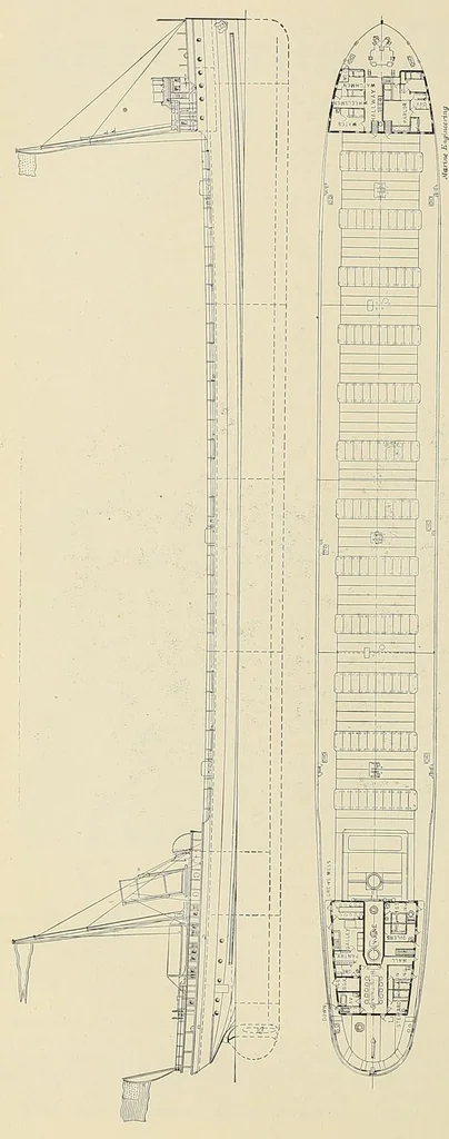 An illustration from Marine engineering, 1897, leaf 126