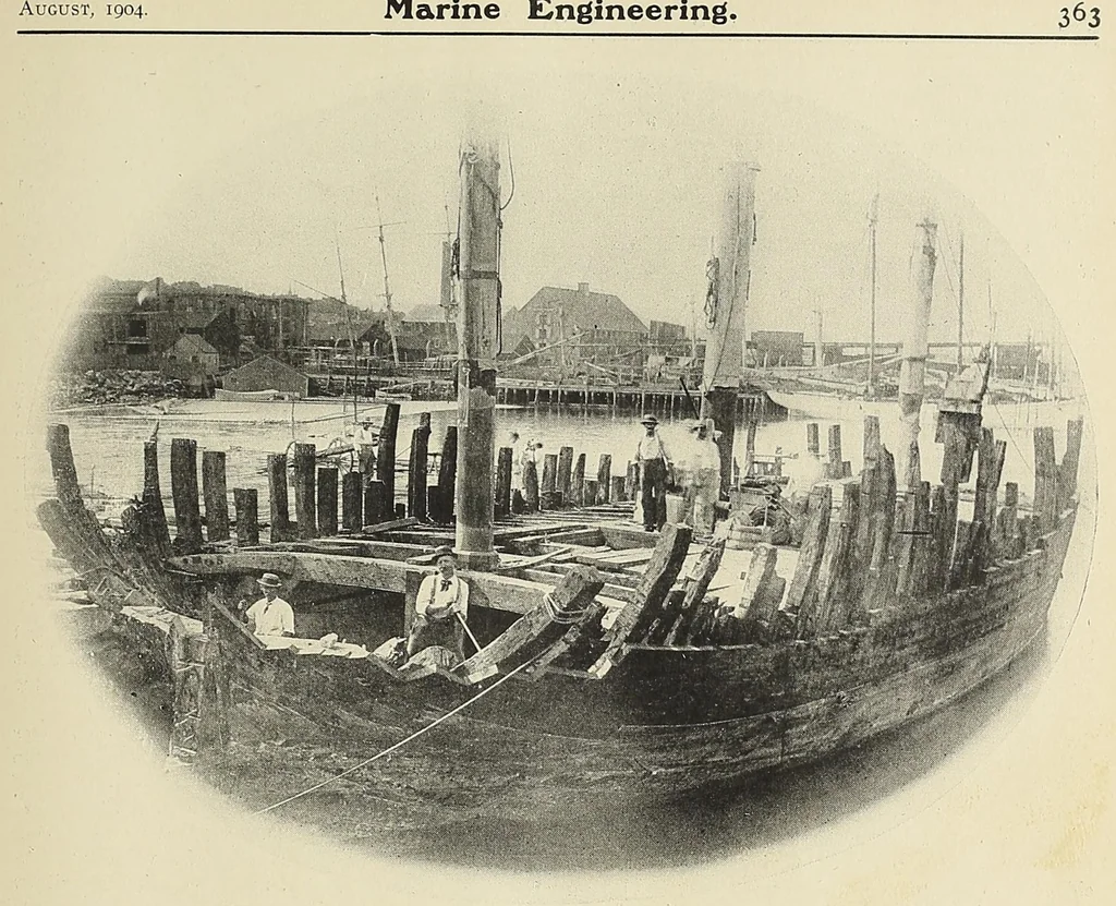 An illustration from Marine engineering, 1897, leaf 385