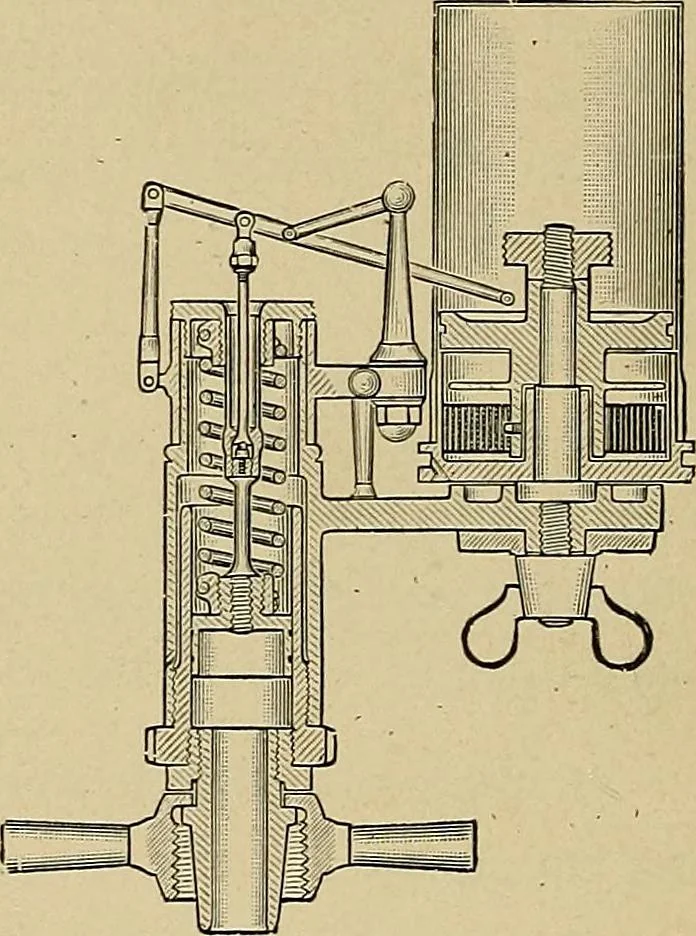 An illustration from Marine engine indicating; a complete treatise on the indicator and indicator diagrams as applied to marine engines, 1910, leaf 11