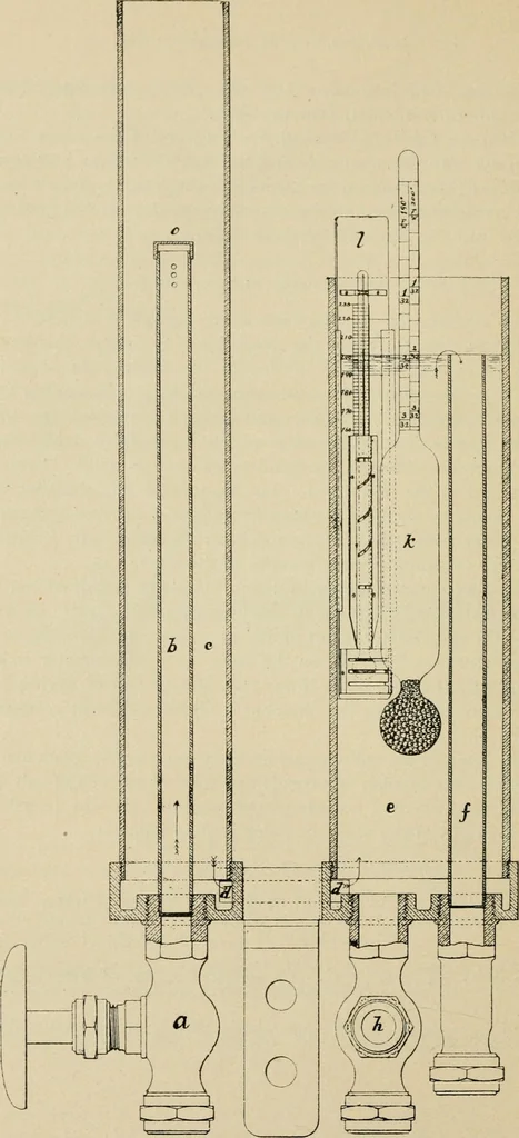 An illustration from Marine engines; problems, notes and sketches. Additional to the text-book used in the instruction of naval cadets of the second class, United States Naval Academy, 1899, leaf 35