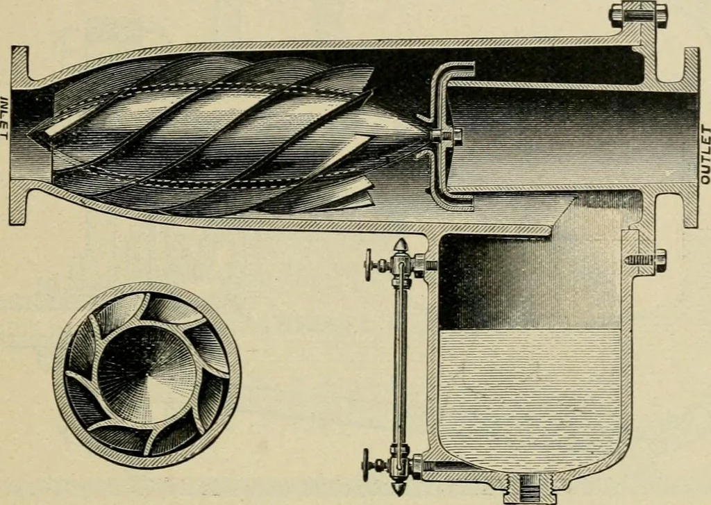 An illustration from Marine engines; problems, notes and sketches. Additional to the text-book used in the instruction of naval cadets of the second class, United States Naval Academy, 1899, leaf 40