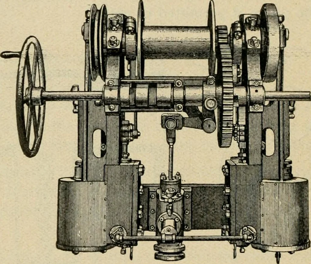 An illustration from Marine engines; problems, notes and sketches. Additional to the text-book used in the instruction of naval cadets of the second class, United States Naval Academy, 1899, leaf 87