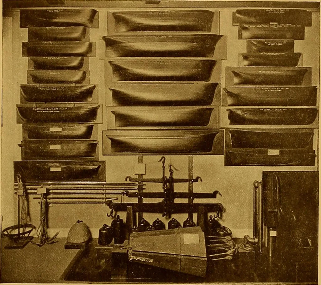 An illustration from The Marine room of the Peabody Museum of Salem, 1921, leaf 170
