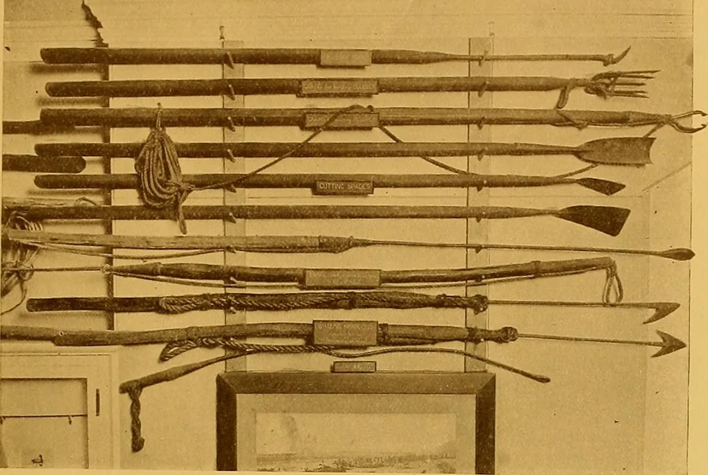 An illustration from The Marine room of the Peabody Museum of Salem, 1921, leaf 232