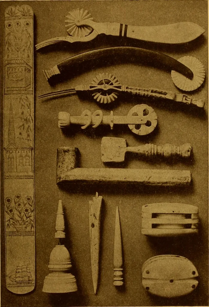 An illustration from The Marine room of the Peabody Museum of Salem, 1921, leaf 256