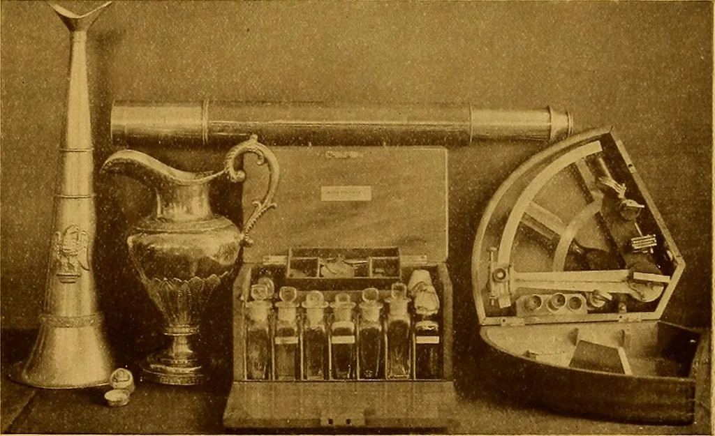 An illustration from The Marine room of the Peabody Museum of Salem, 1921, leaf 278