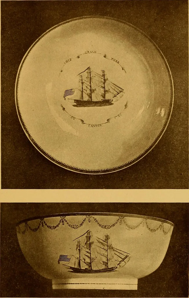 An illustration from The Marine room of the Peabody Museum of Salem, 1921, leaf 282