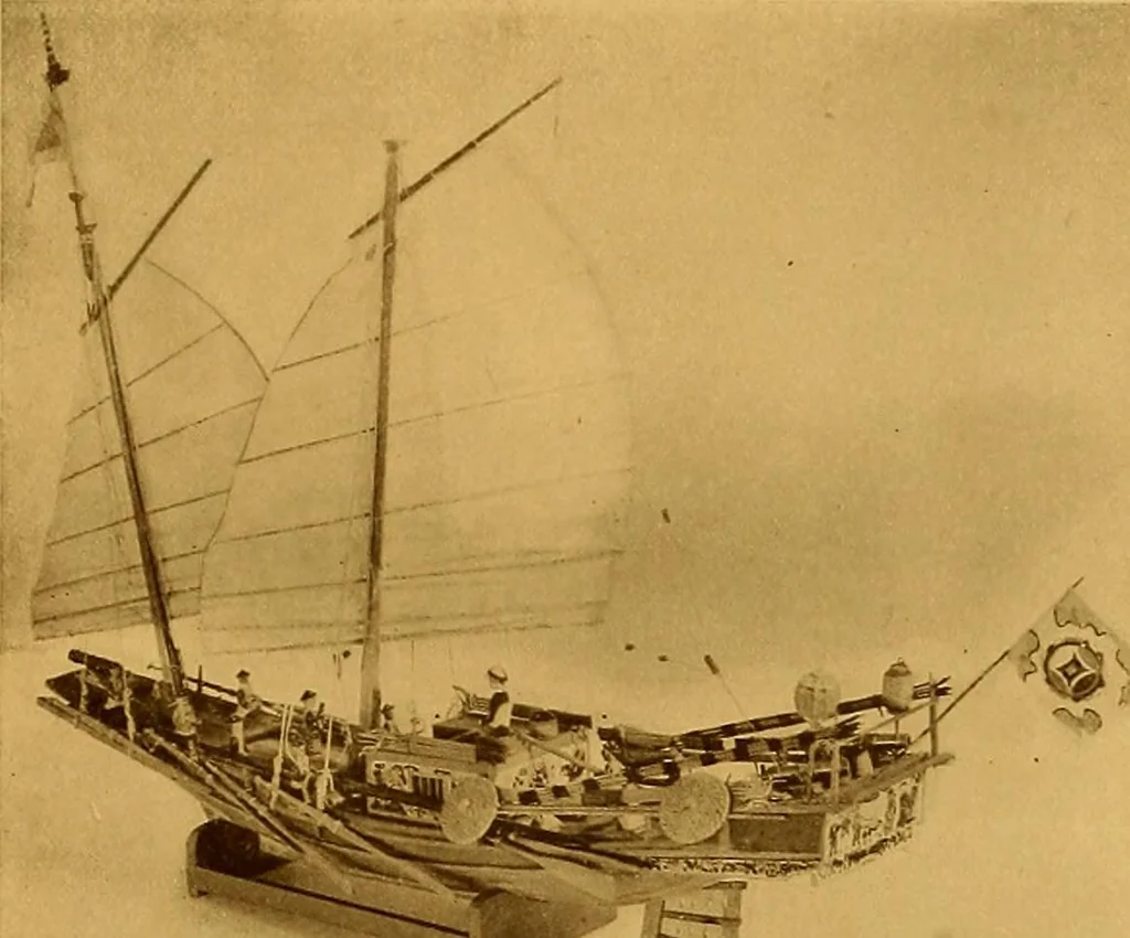 An illustration from The Marine room of the Peabody Museum of Salem, 1921, leaf 306
