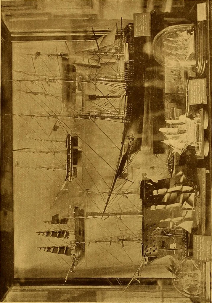 An illustration from The Marine room of the Peabody Museum of Salem, 1921, leaf 34