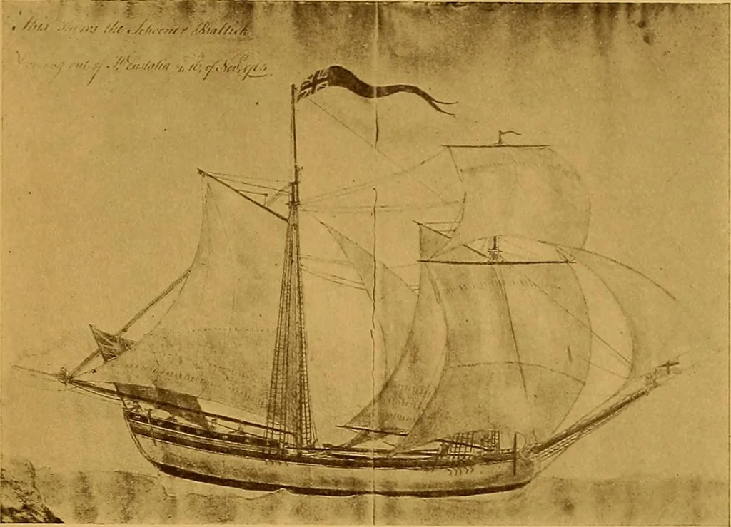 An illustration from The Marine room of the Peabody Museum of Salem, 1921, leaf 38