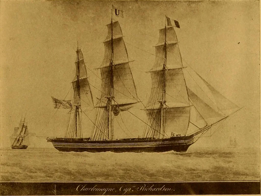 An illustration from The Marine room of the Peabody Museum of Salem, 1921, leaf 42
