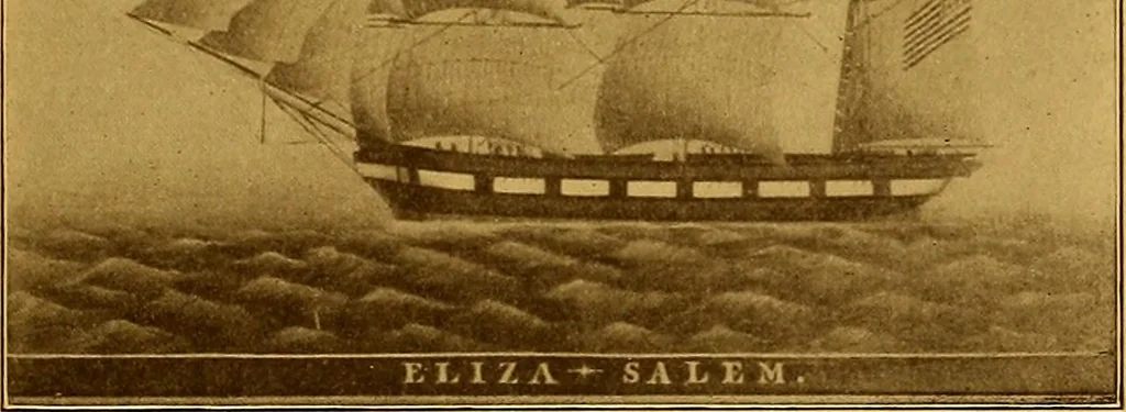 An illustration from The Marine room of the Peabody Museum of Salem, 1921, leaf 46