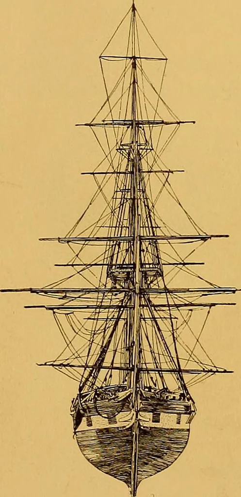 An illustration from The Marine room of the Peabody Museum of Salem, 1921, leaf 6
