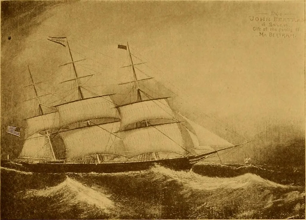 An illustration from The Marine room of the Peabody Museum of Salem, 1921, leaf 66