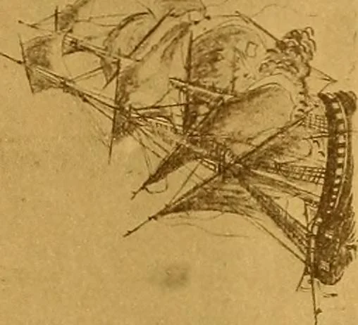 An illustration from The Marine room of the Peabody Museum of Salem, 1921, leaf 74
