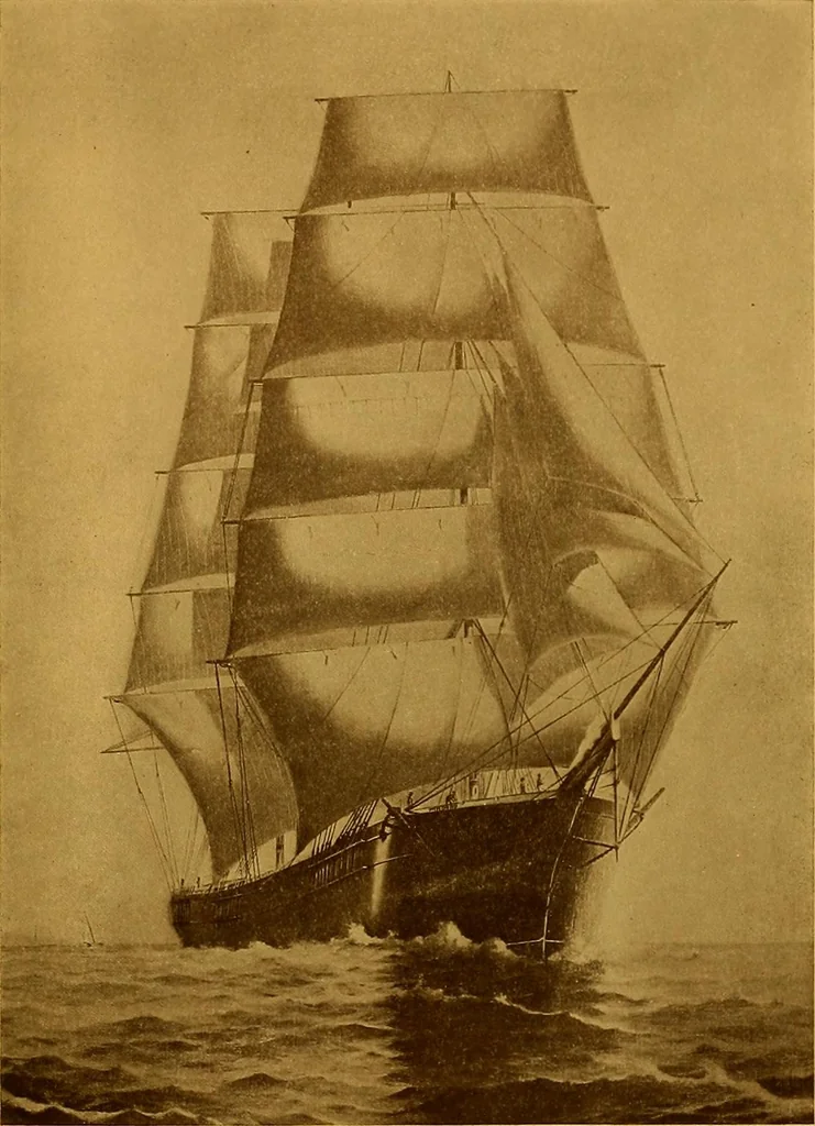 An illustration from The Marine room of the Peabody Museum of Salem, 1921, leaf 82