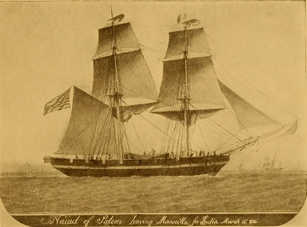 An illustration from The Marine room of the Peabody Museum of Salem, 1921, leaf 86