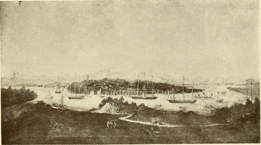 An illustration from The Marine room of the Peabody Museum of Salem, 1921, leaf 142
