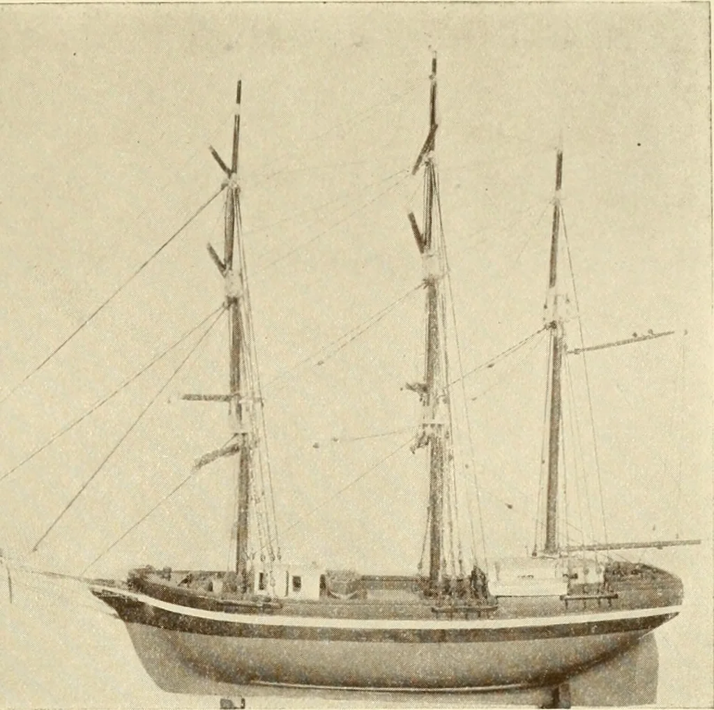 An illustration from The Marine room of the Peabody Museum of Salem, 1921, leaf 154