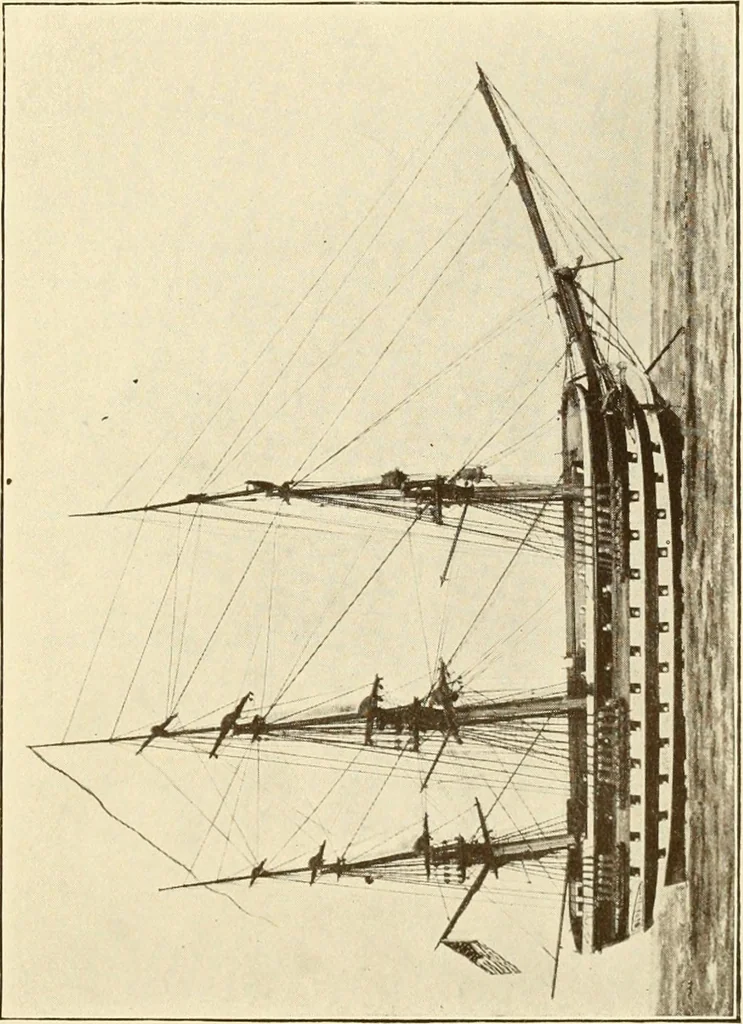 An illustration from The Marine room of the Peabody Museum of Salem, 1921, leaf 158