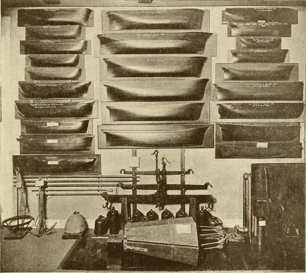 An illustration from The Marine room of the Peabody Museum of Salem, 1921, leaf 170