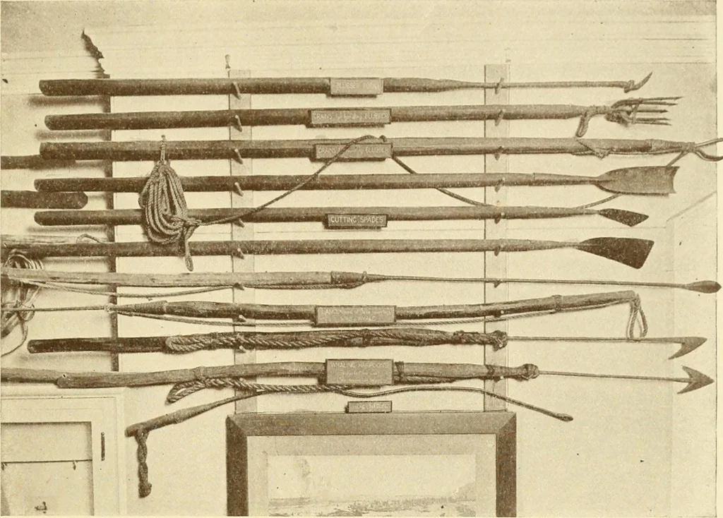 An illustration from The Marine room of the Peabody Museum of Salem, 1921, leaf 232