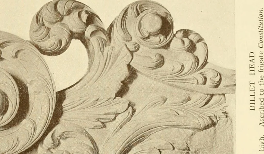 An illustration from The Marine room of the Peabody Museum of Salem, 1921, leaf 236