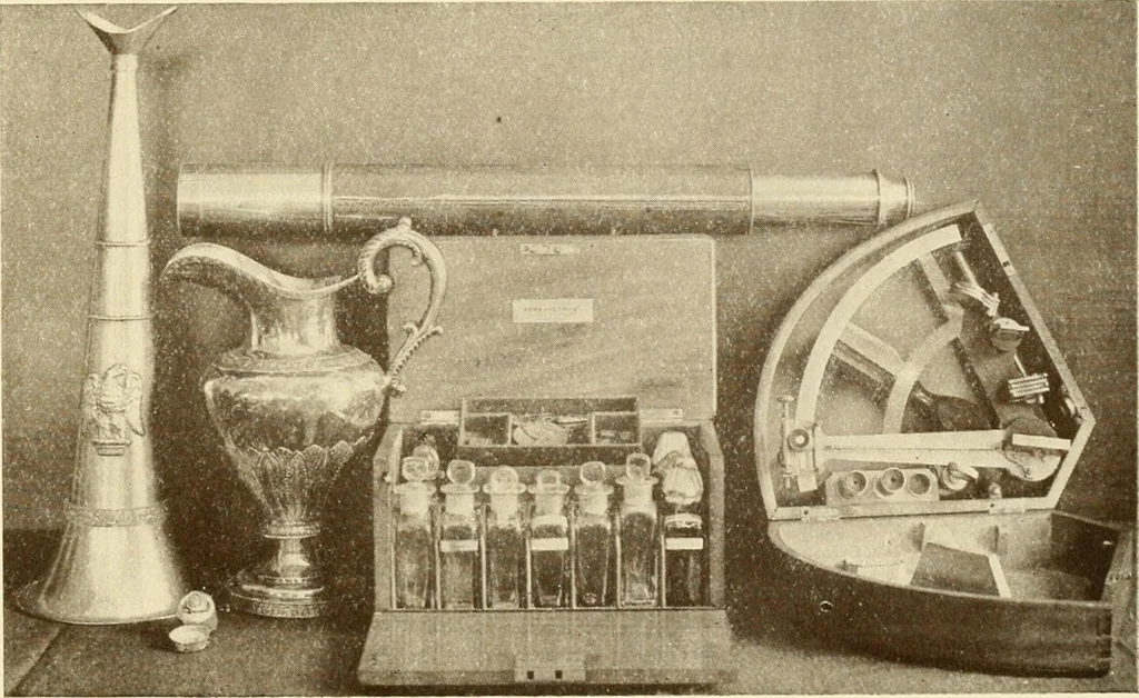 An illustration from The Marine room of the Peabody Museum of Salem, 1921, leaf 278