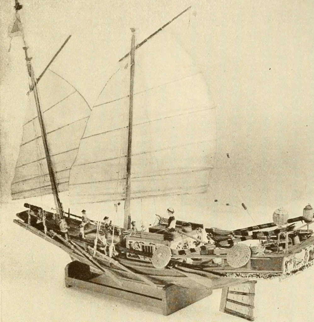 An illustration from The Marine room of the Peabody Museum of Salem, 1921, leaf 306