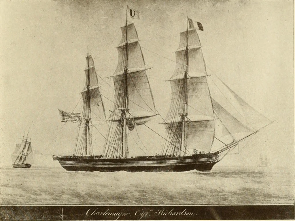 An illustration from The Marine room of the Peabody Museum of Salem, 1921, leaf 42