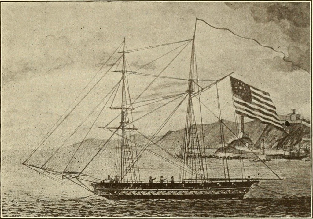 An illustration from The Marine room of the Peabody Museum of Salem, 1921, leaf 46