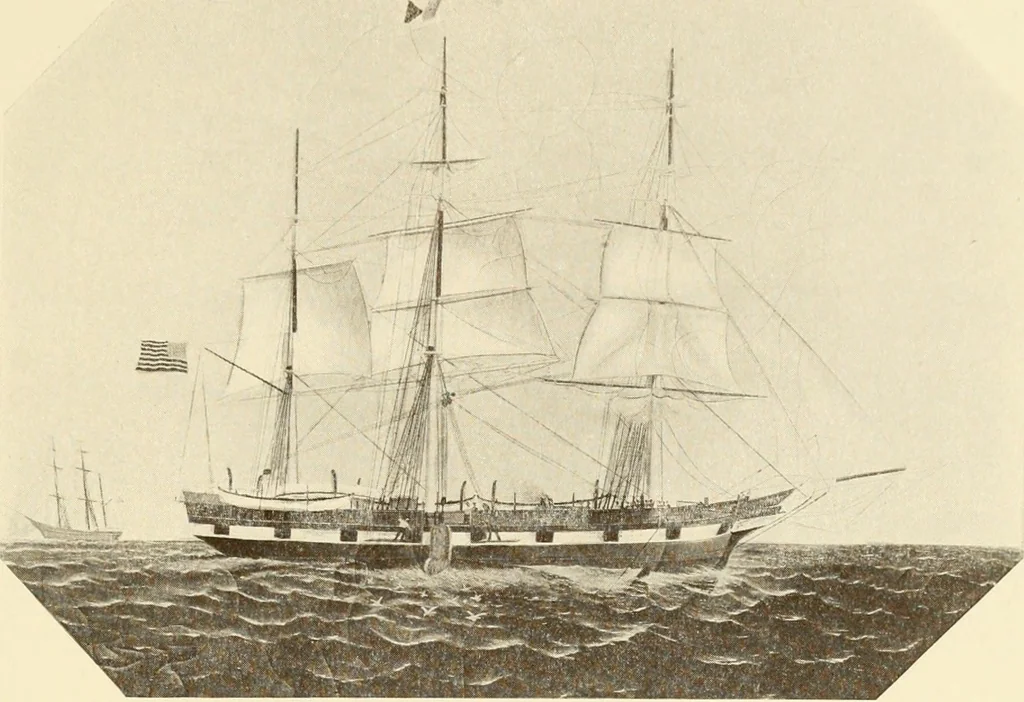 An illustration from The Marine room of the Peabody Museum of Salem, 1921, leaf 50