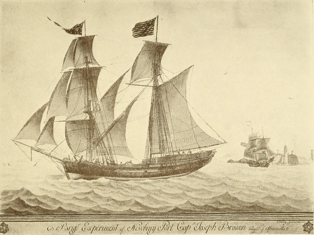An illustration from The Marine room of the Peabody Museum of Salem, 1921, leaf 56