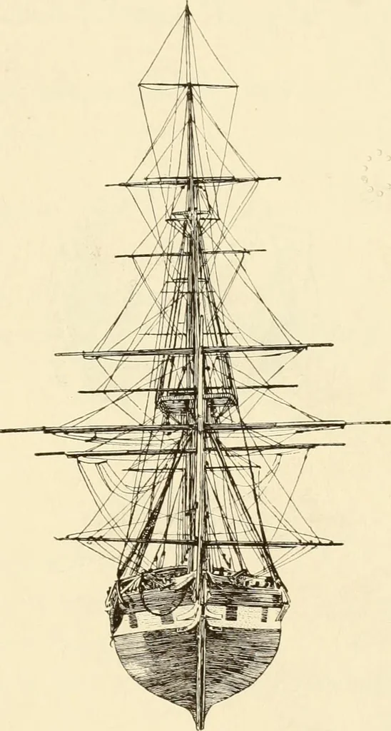 An illustration from The Marine room of the Peabody Museum of Salem, 1921, leaf 6