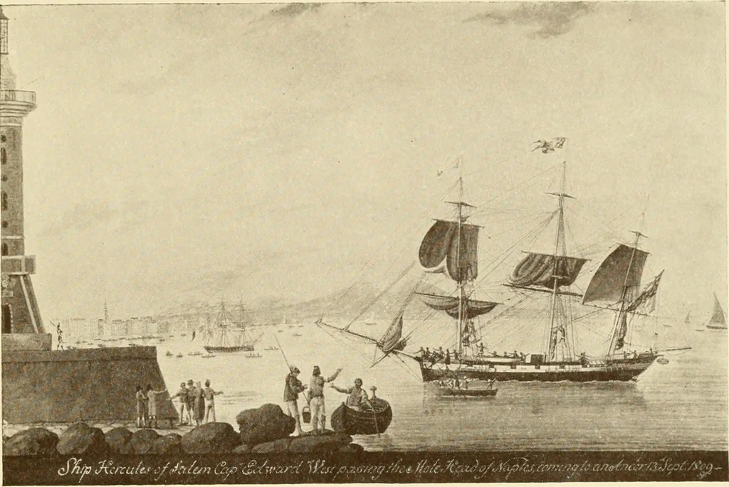 An illustration from The Marine room of the Peabody Museum of Salem, 1921, leaf 62