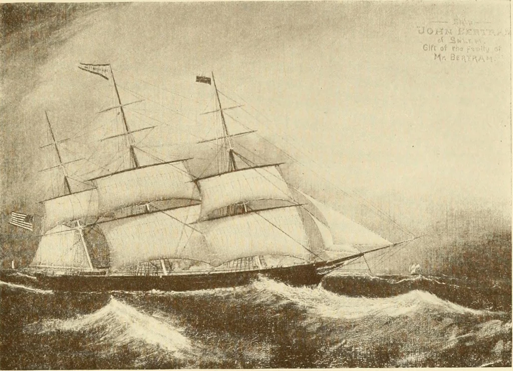 An illustration from The Marine room of the Peabody Museum of Salem, 1921, leaf 66