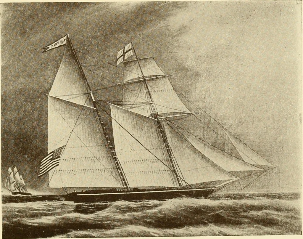 An illustration from The Marine room of the Peabody Museum of Salem, 1921, leaf 66