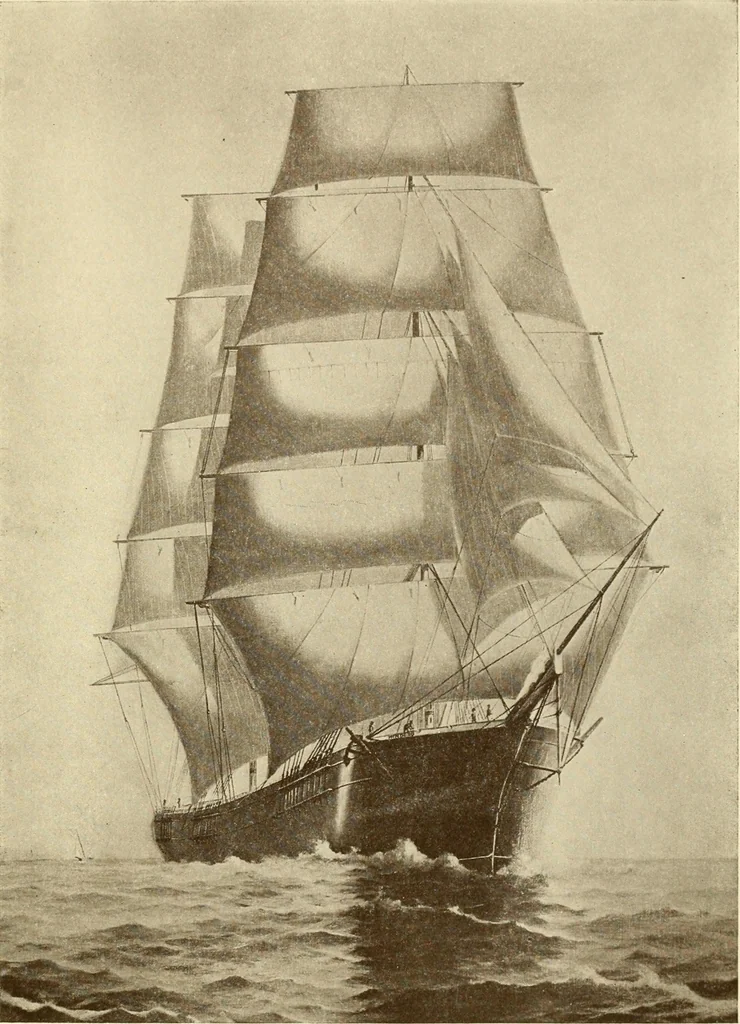 An illustration from The Marine room of the Peabody Museum of Salem, 1921, leaf 82
