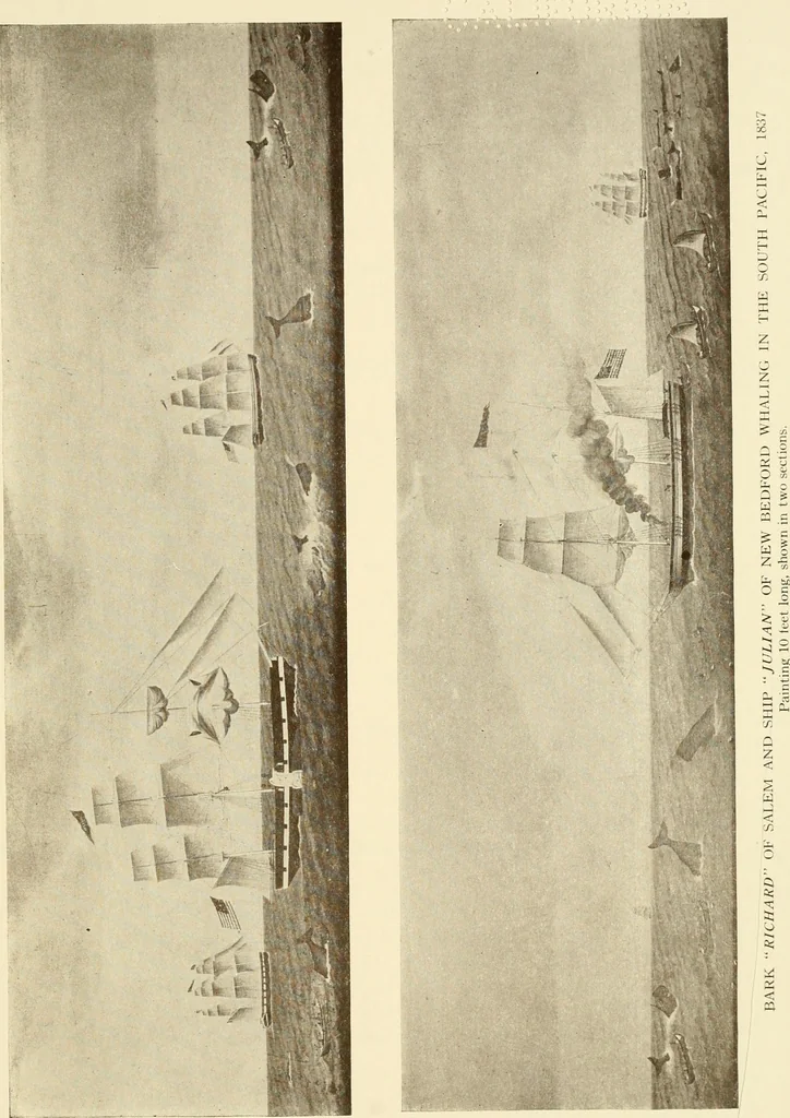 An illustration from The Marine room of the Peabody Museum of Salem, 1921, leaf 94